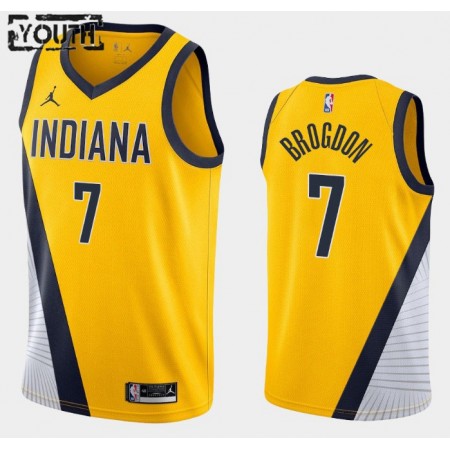 Maillot Basket Indiana Pacers Malcolm Brogdon 7 2020-21 Jordan Brand Statement Edition Swingman - Enfant